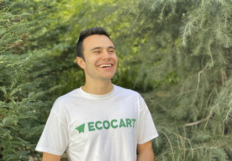 EcoCart cofounder and USD alumnus Dane Baker. (Cr: Dane Baker)