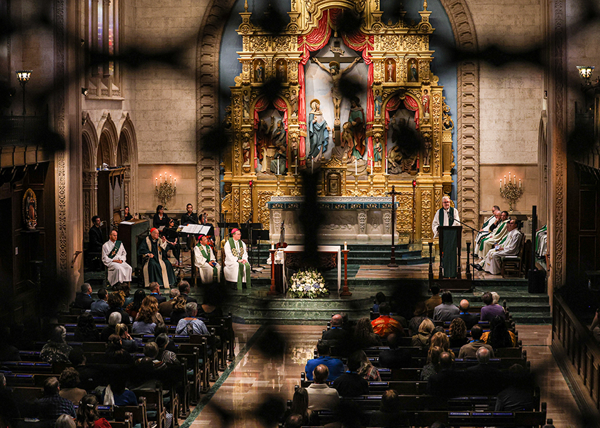 Opening mass of Lighting the Way Forward