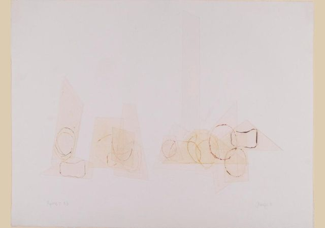 Ryoku 7 by John Cage. Owned by University Galleries.