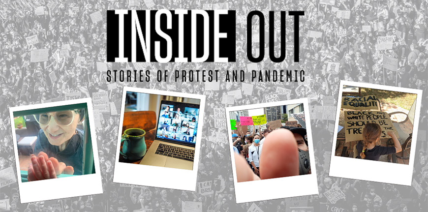 The Kroc School seeks photo images from the community for an exhibition project called "Inside Out: Stories of Protest and Pandemic." Submit your photo today!