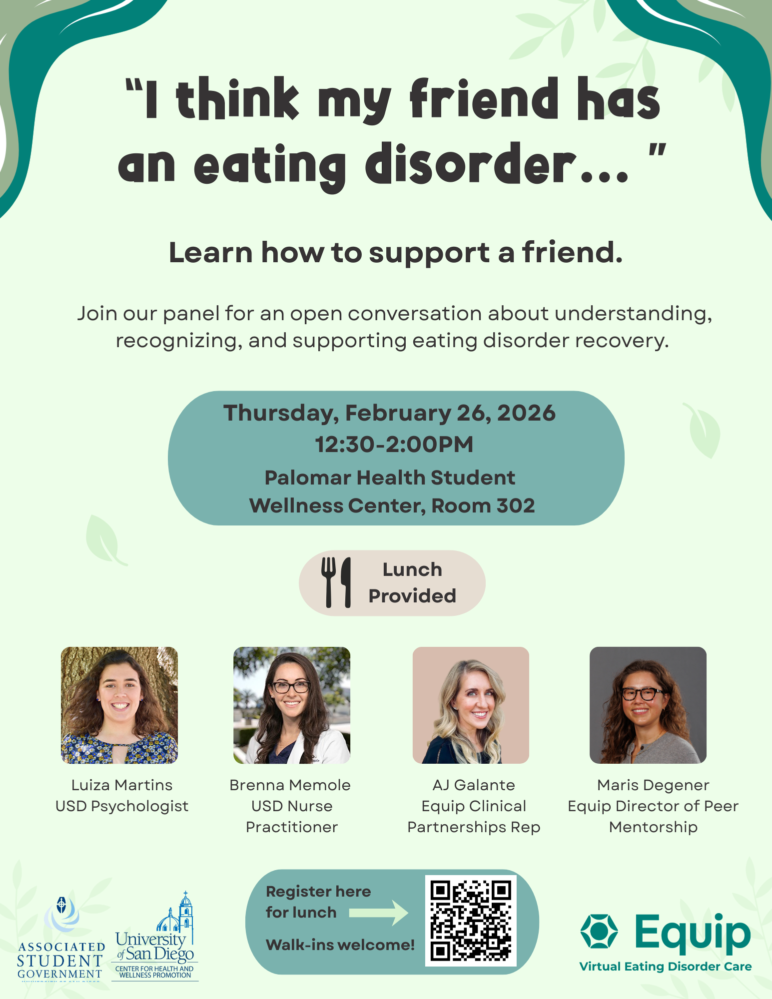 National Eating Disorders Awareness Week Panel