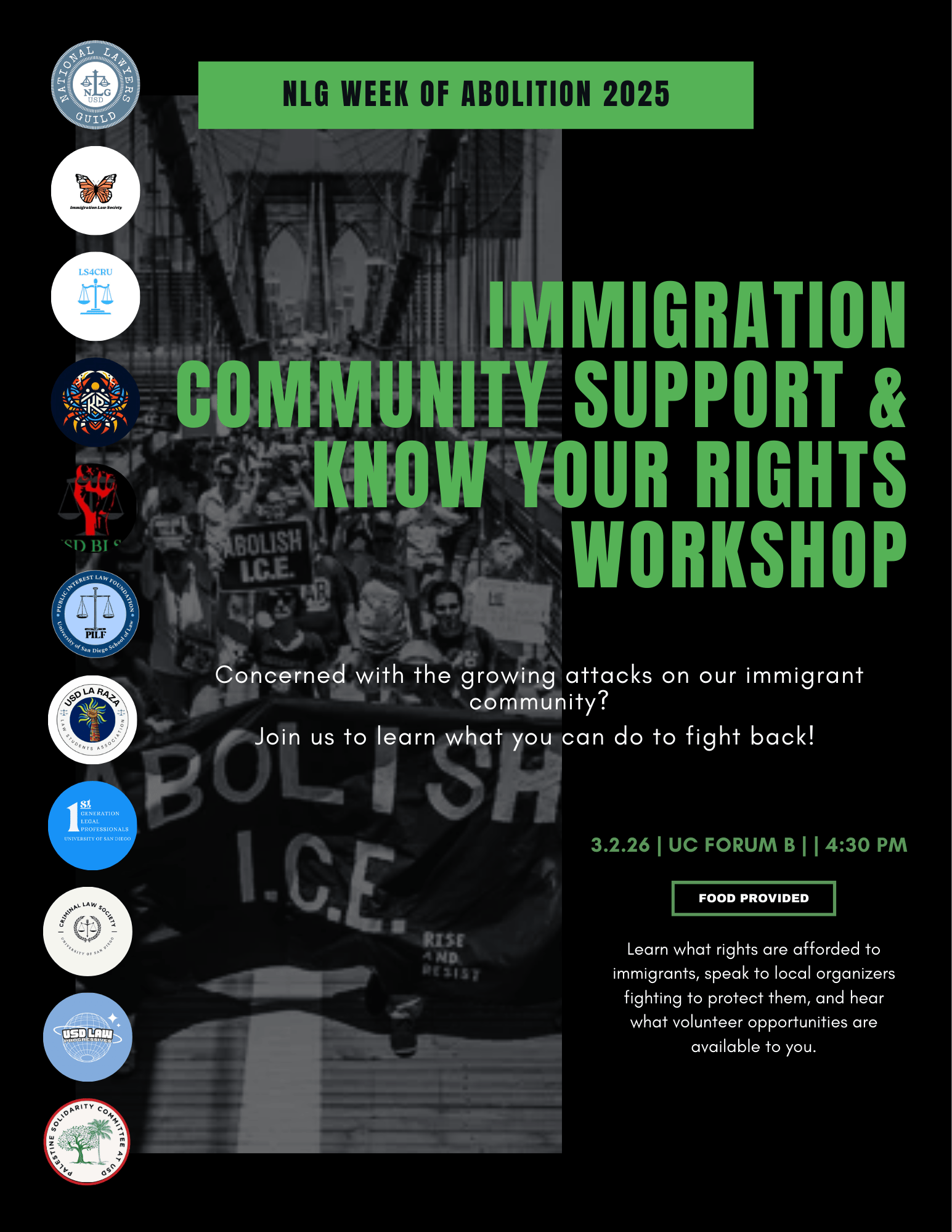 Immigration Community Support & Know Your Rights Workshop