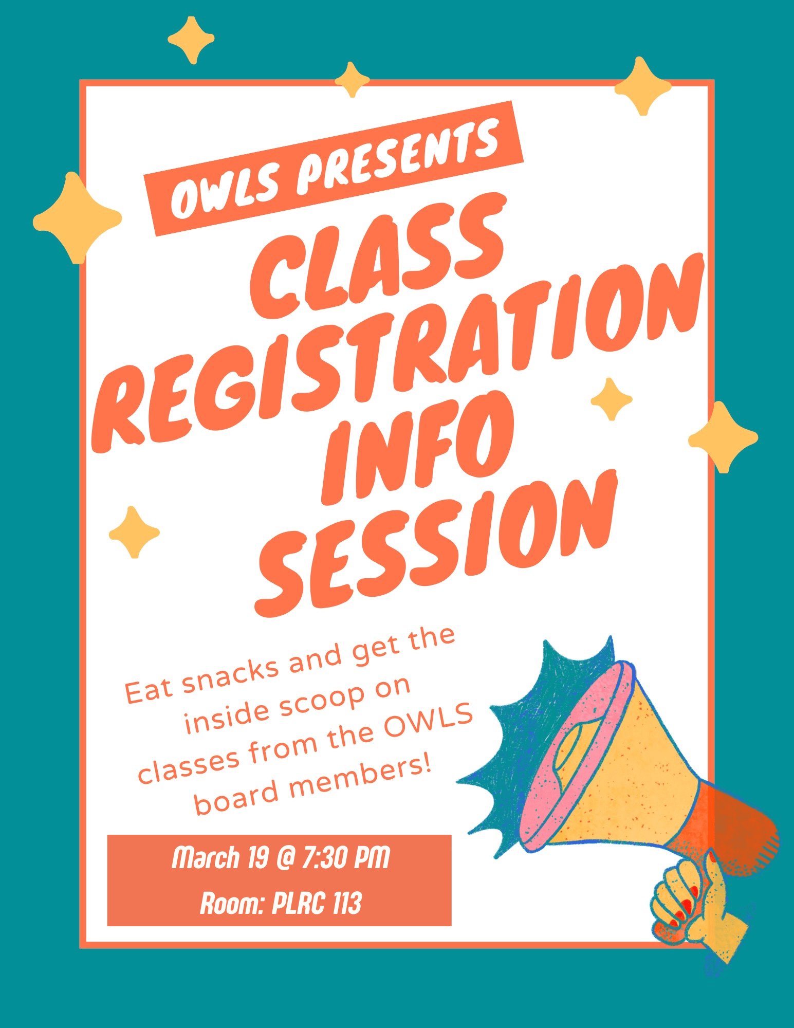 Class Registration Info Session