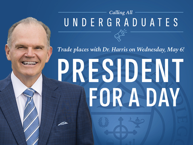 President for a Day Graphic