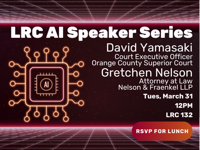 LRC AI Speaker Series: AI in the Courts