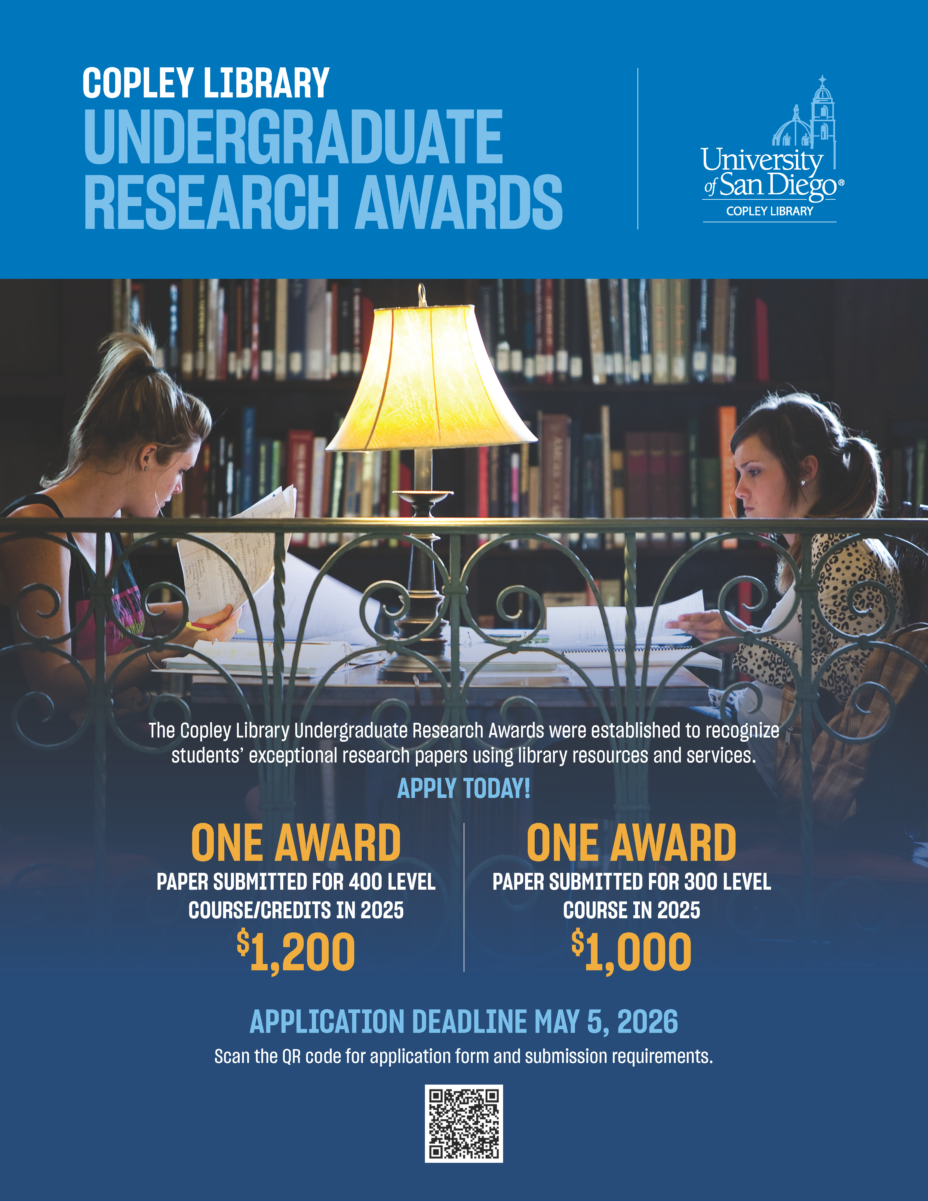 research awards flyer