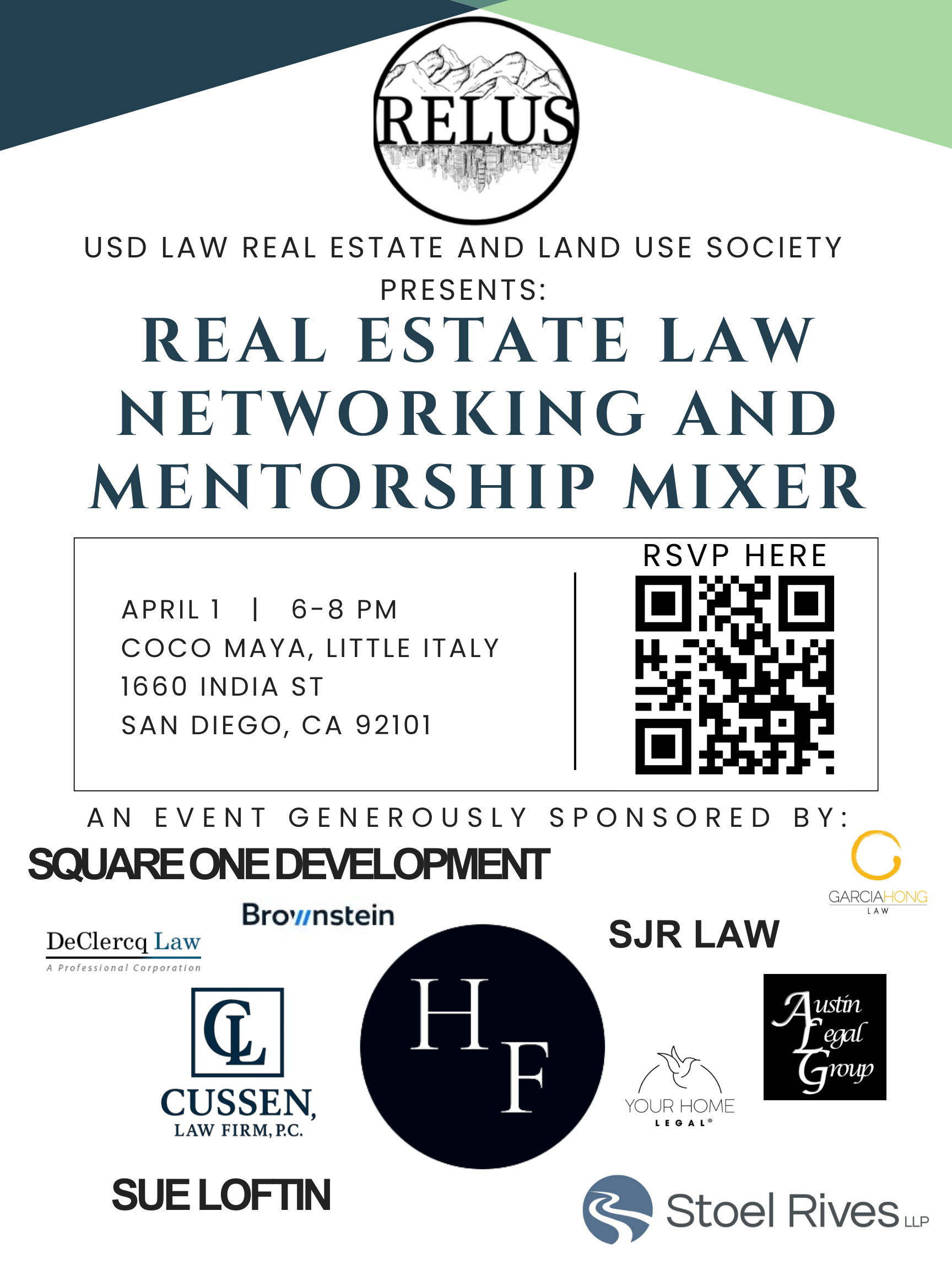 Real Estate Law Networking and Mentorship Mixer
