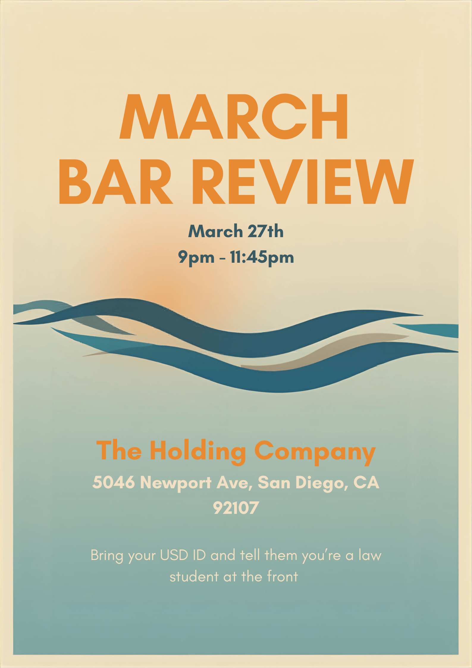 March Bar Review