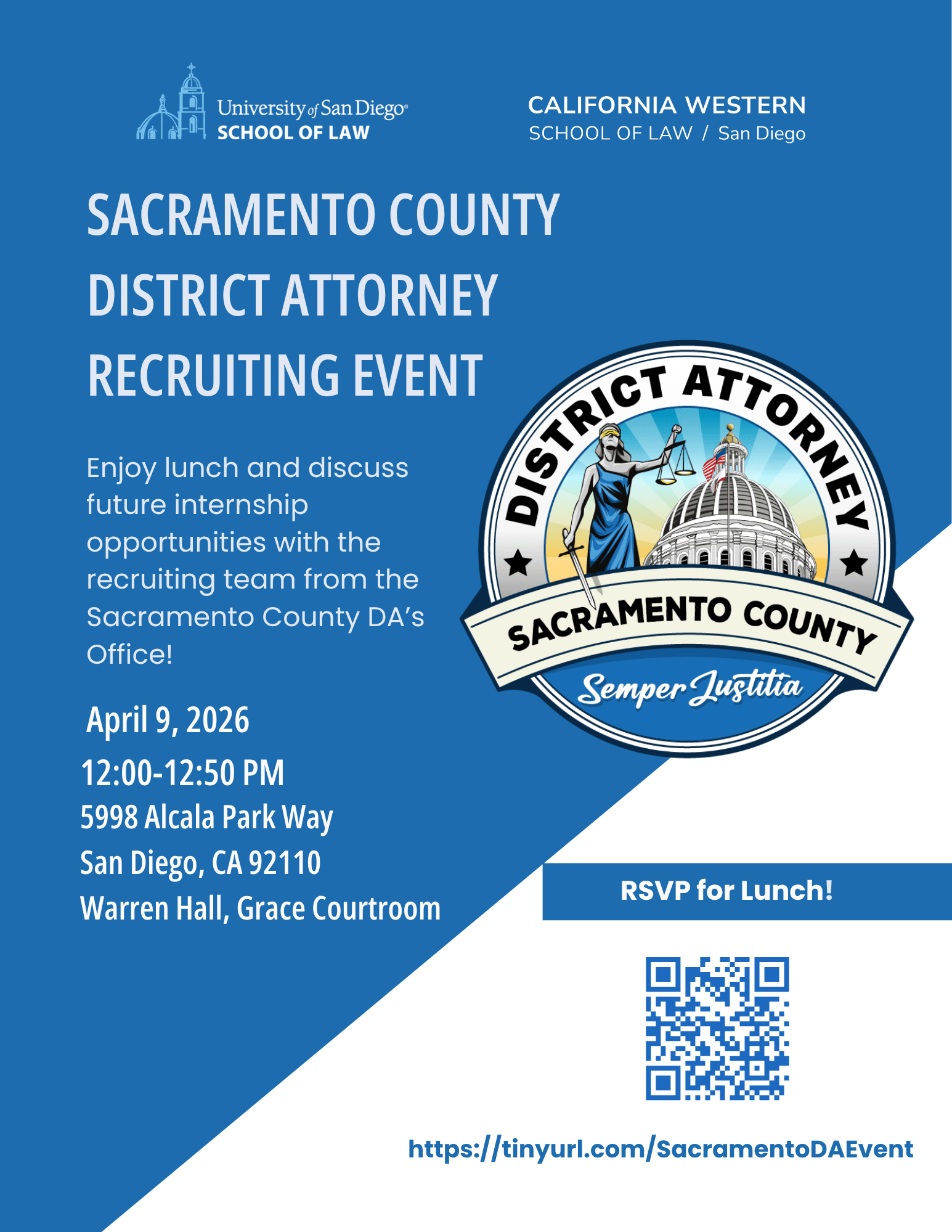 Sacramento County District Attorney's Office Recruiting Event
