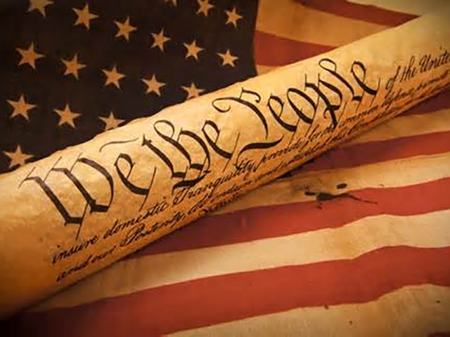 image of we the people on bat/flag