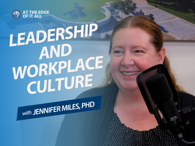 At the Edge of It All podcast thumbnail with Jennifer Miles