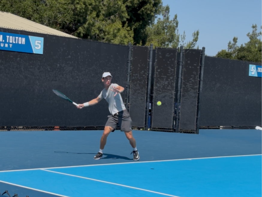 Vincent Marysko in an NCAA tournament match against UC …