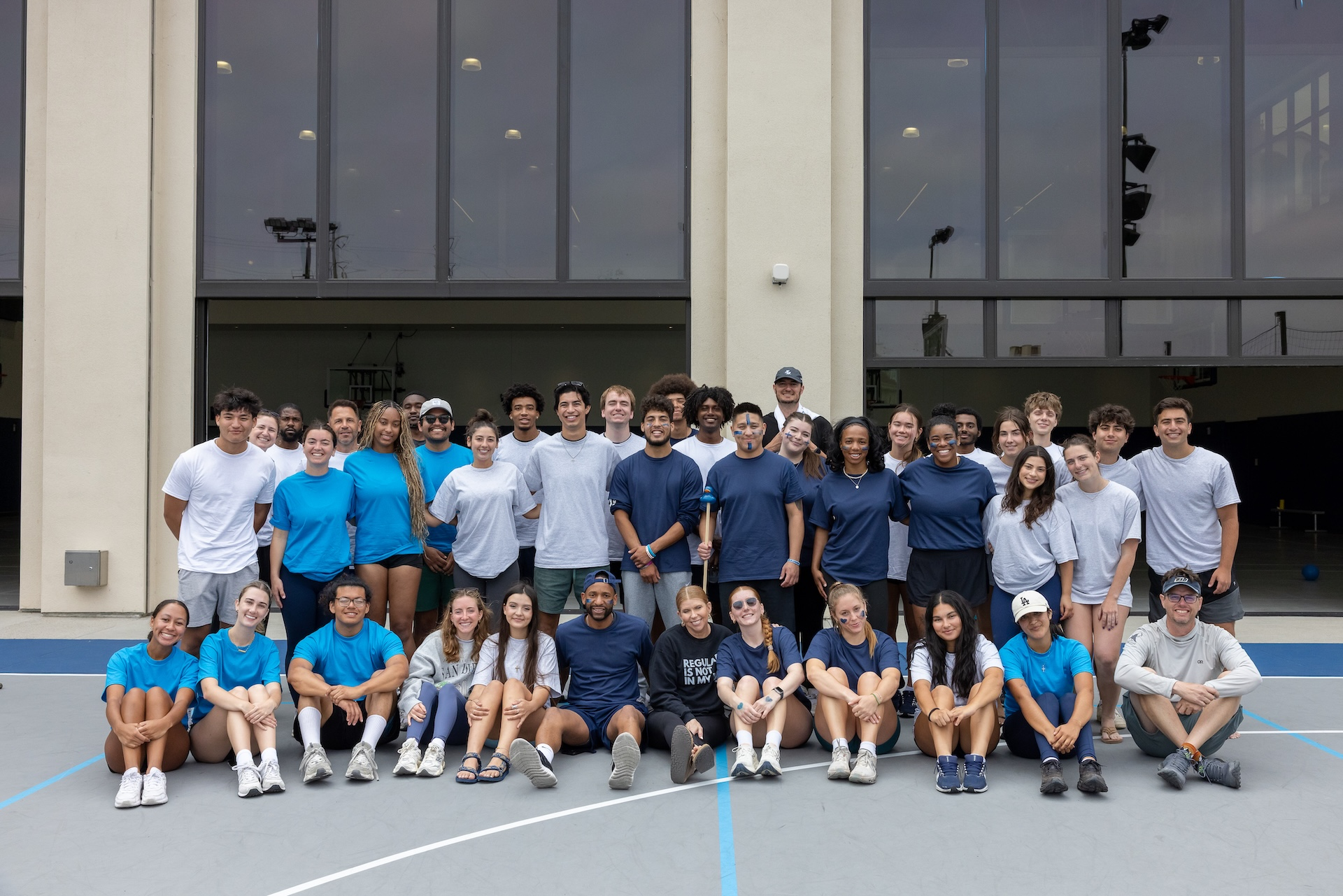 Participants in the inaugural USD Wellness Olympics (Photo: Alé Delgado)