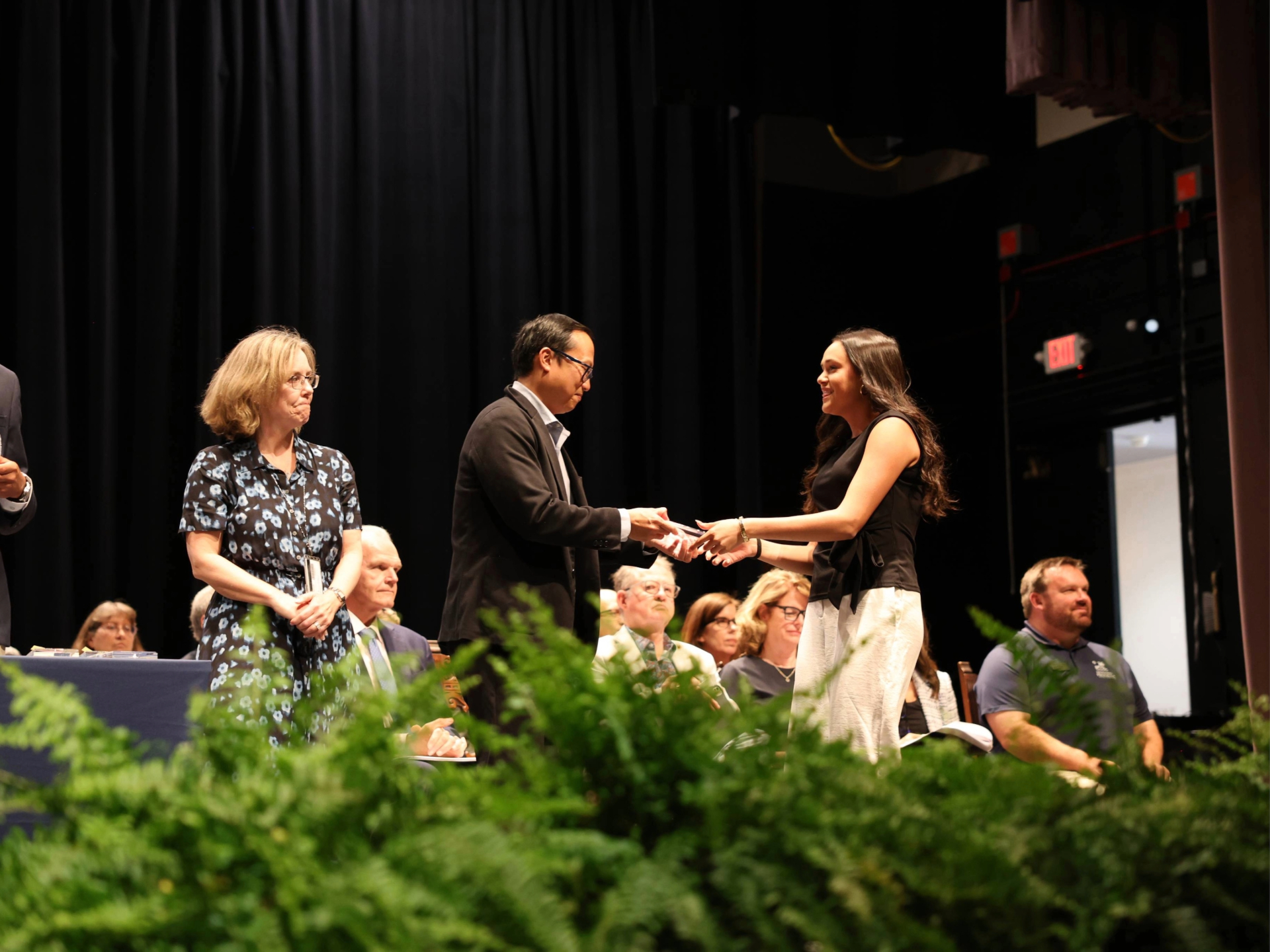 Student getting an award at 2026 Honors Convocation
