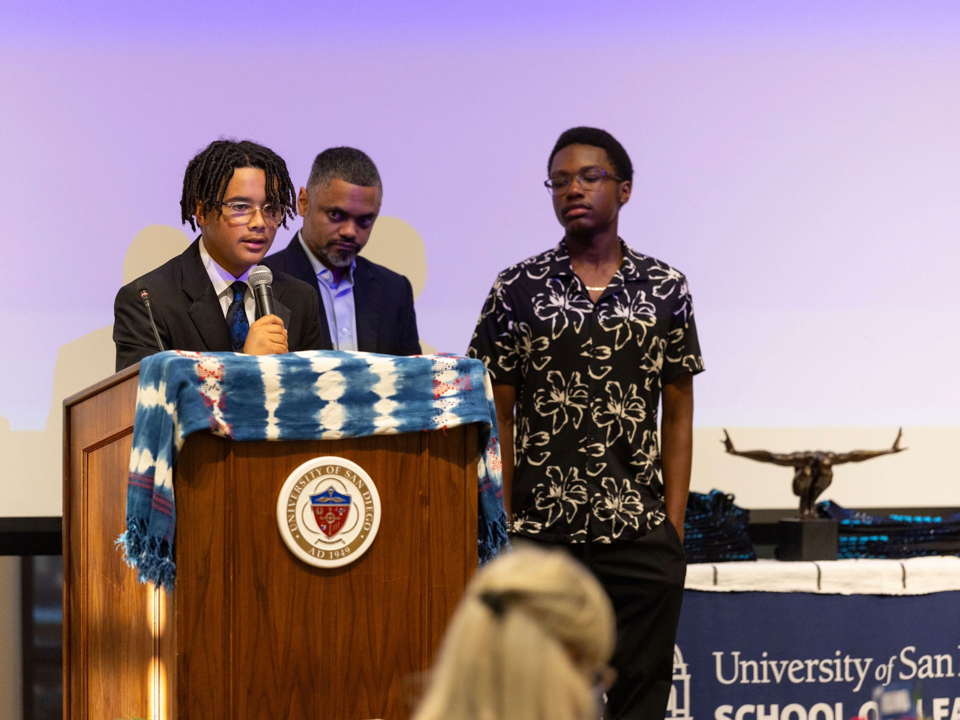 BiGI student speaks at Rites of Passage ceremony