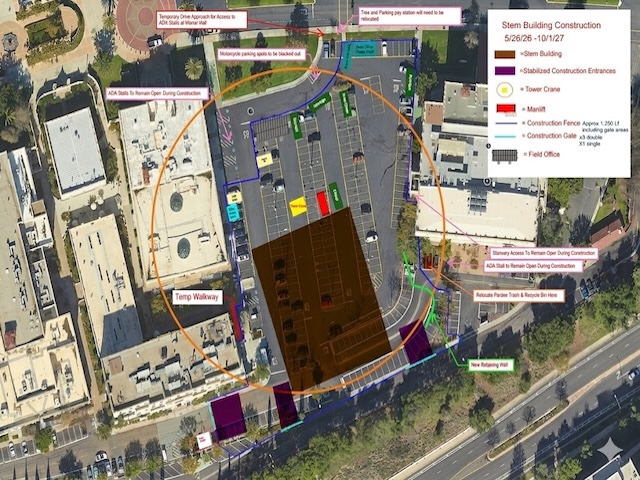 Construction area map