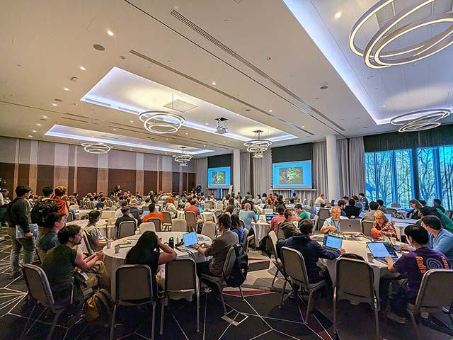 Salesforce TDX Hackathon 2024 conference room