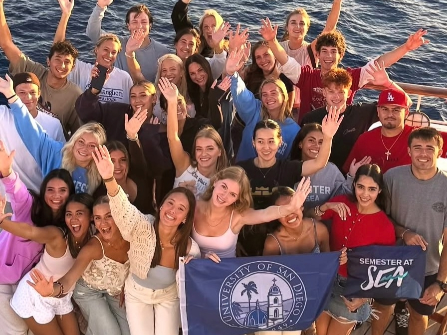 USD students on a Semester at Sea voyage