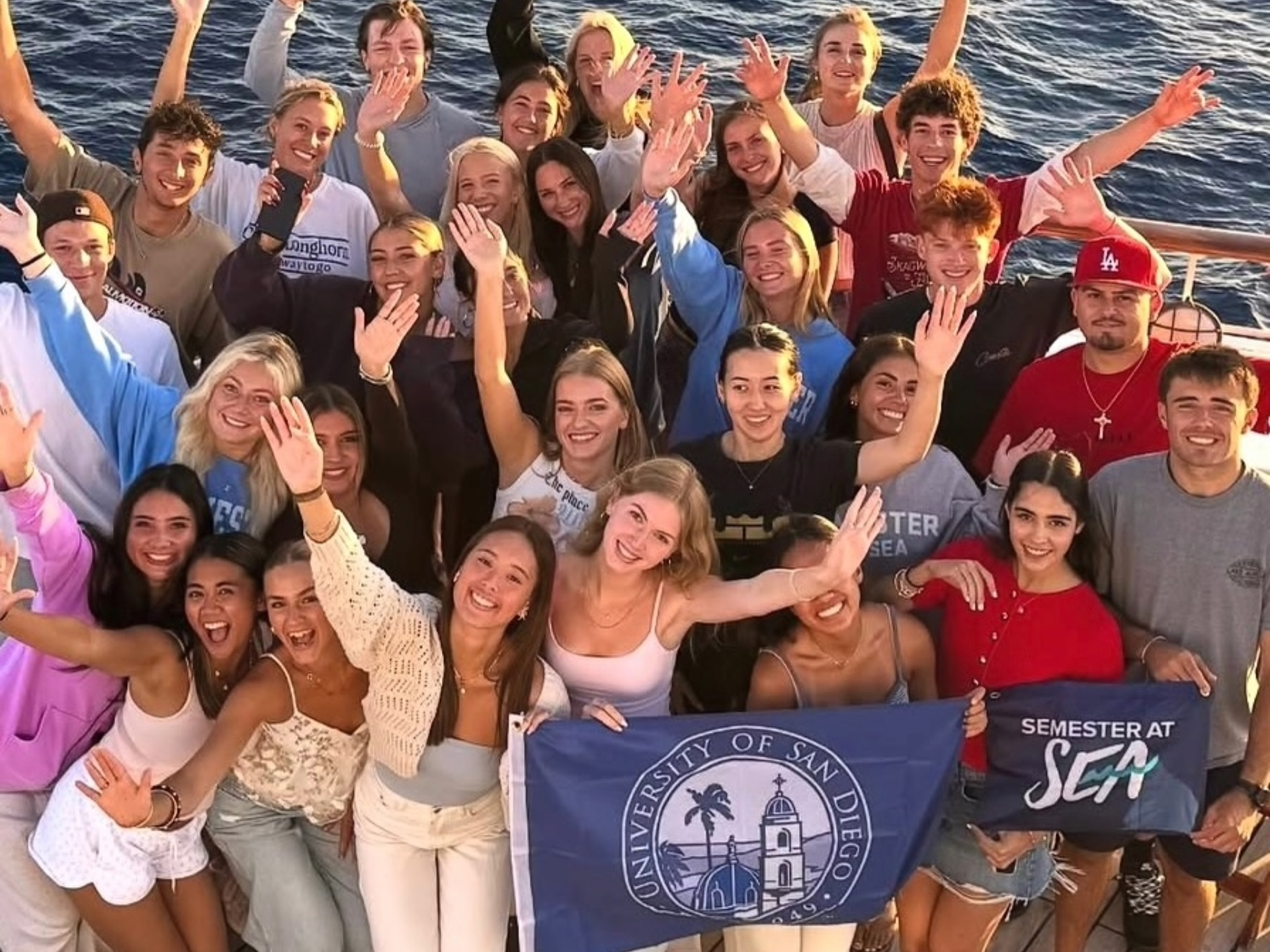 USD students on a Semester at Sea voyage