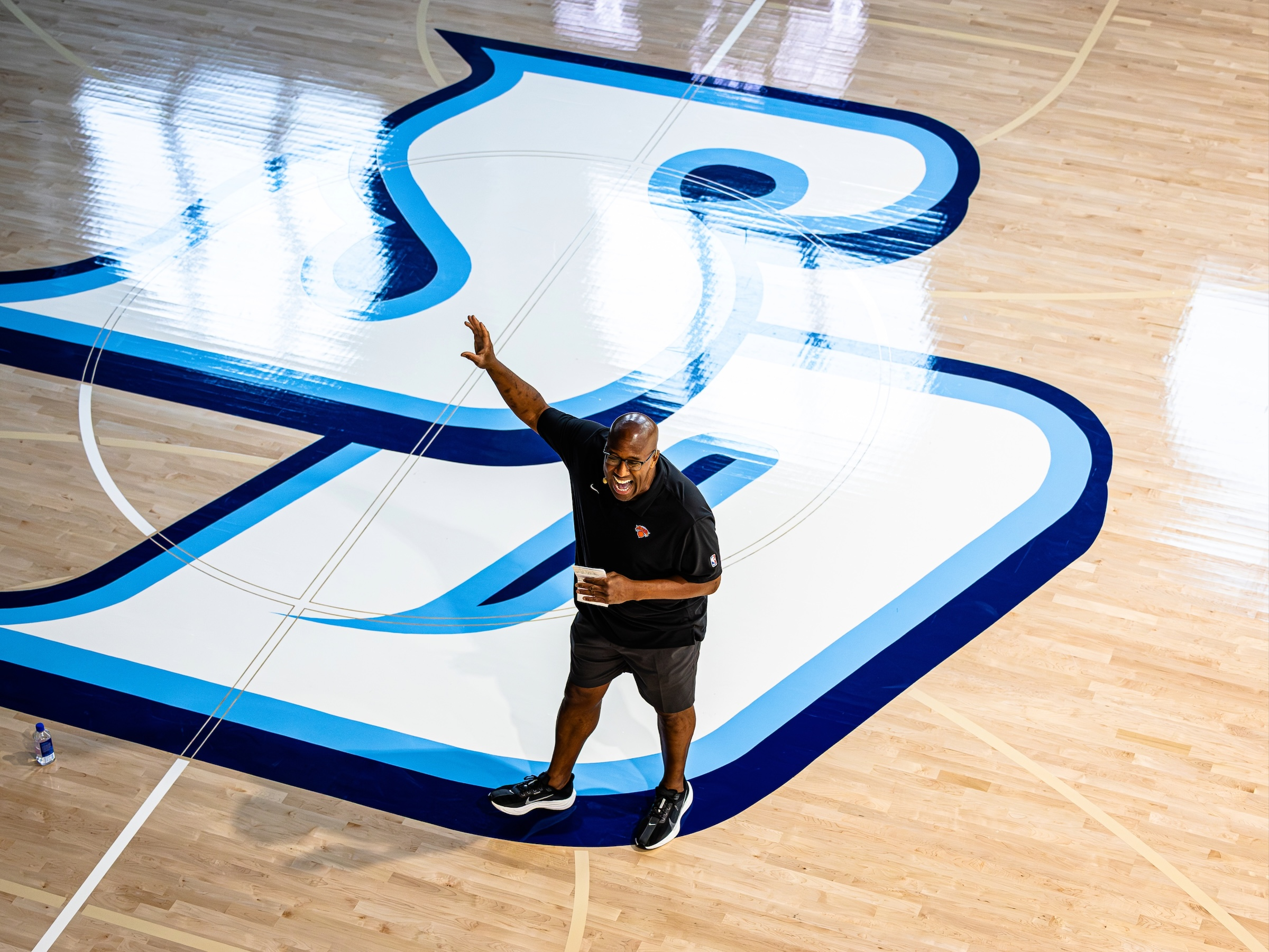 Mike Brown at USD's Basketball Practice Facility