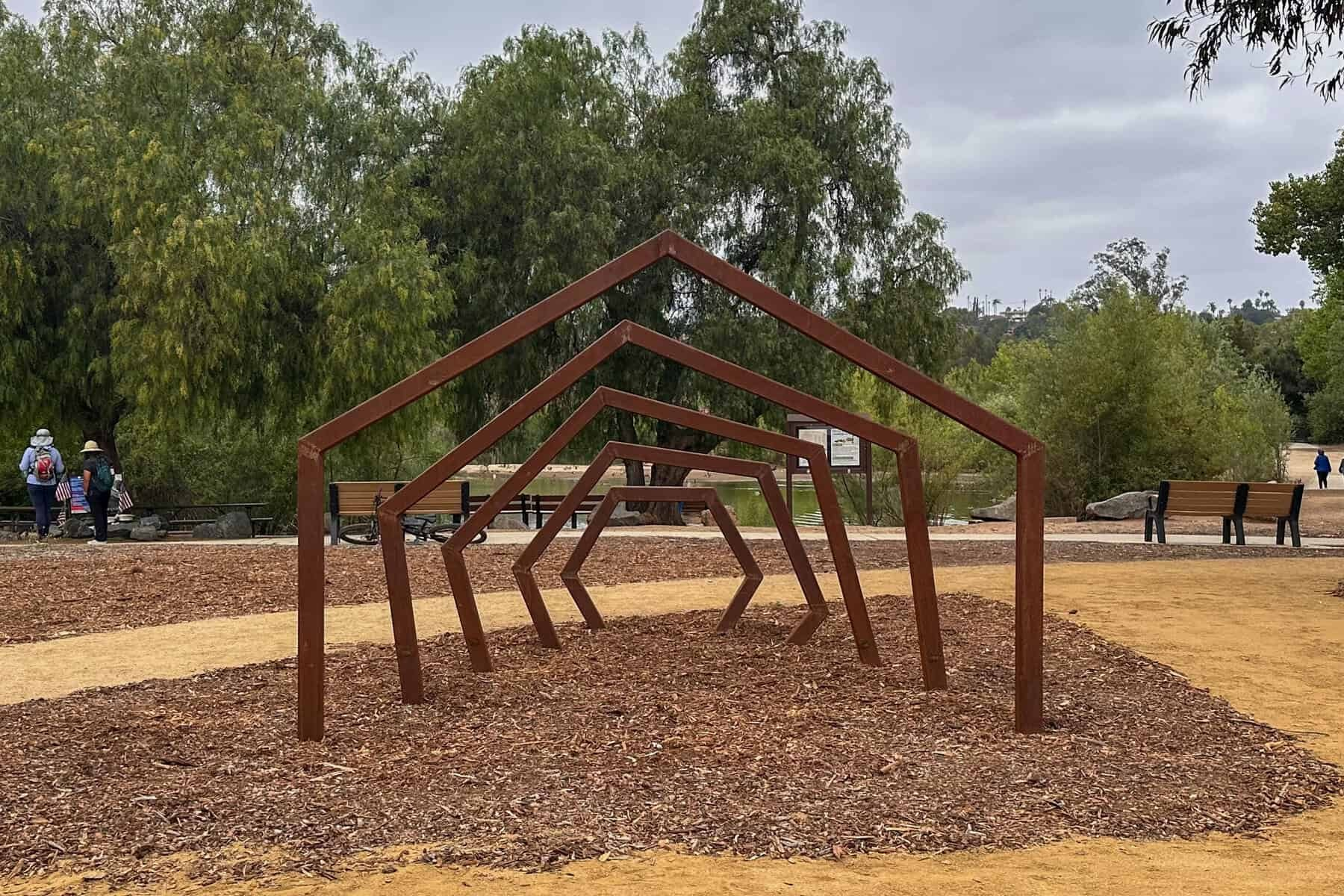 "Threshold Five" art installation featured at Kit Karson Park in Escondido