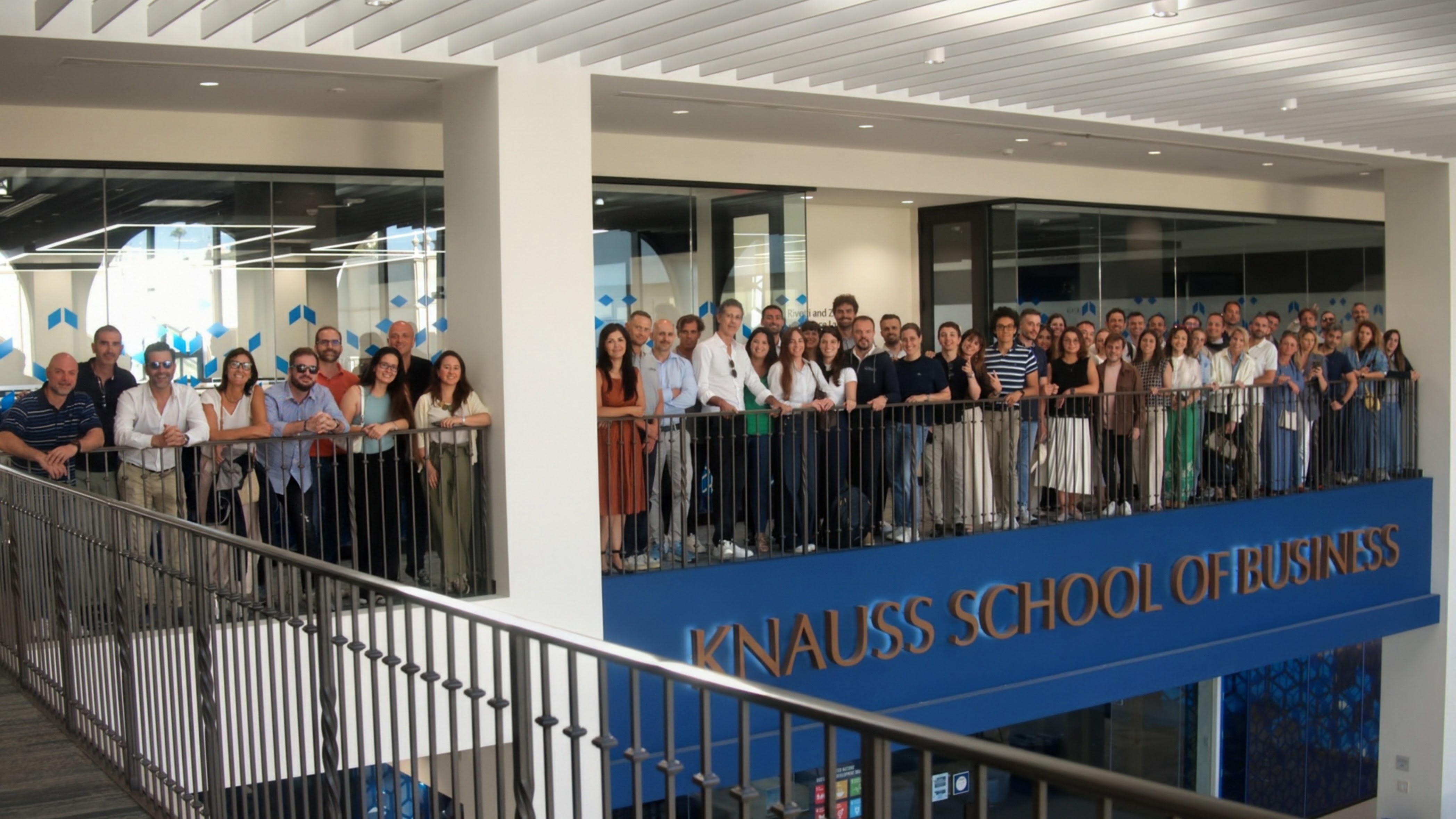 group of students smiling
