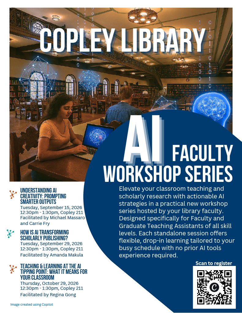ai faculty workshop series flyer