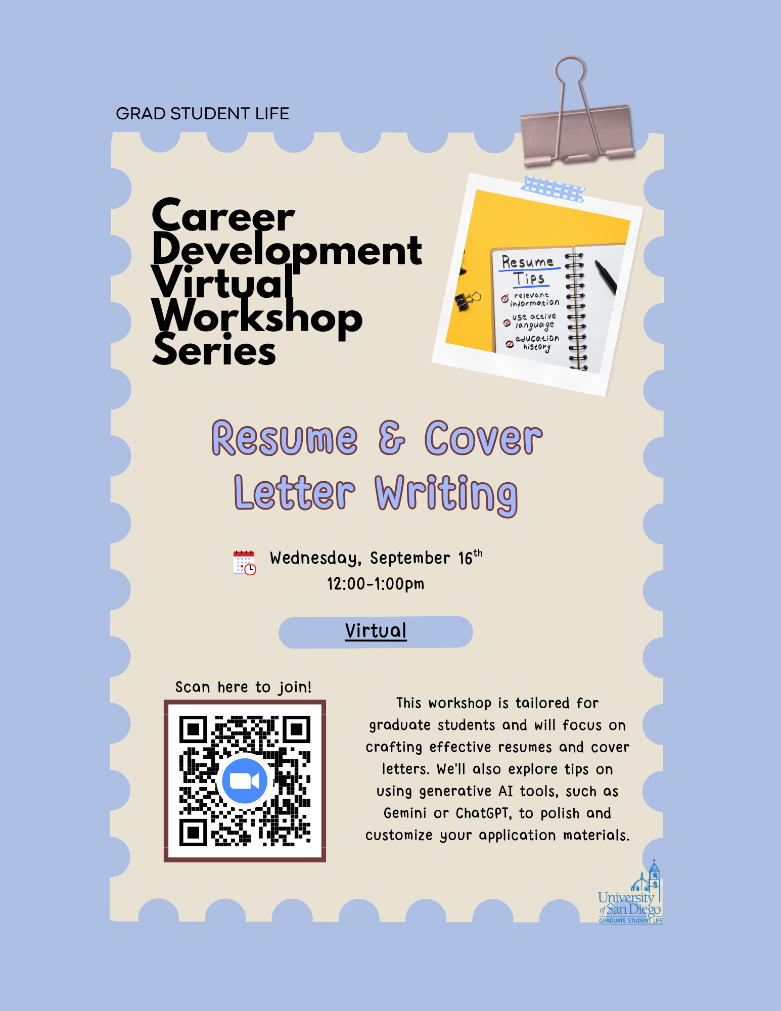 Graduate Student Career Workshop