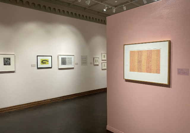 Storywork: The Prints of Marie Watt from the Collections of Jordan D. Schnitzer and His Family Foundation is on display in the University Galleries through May 13th.