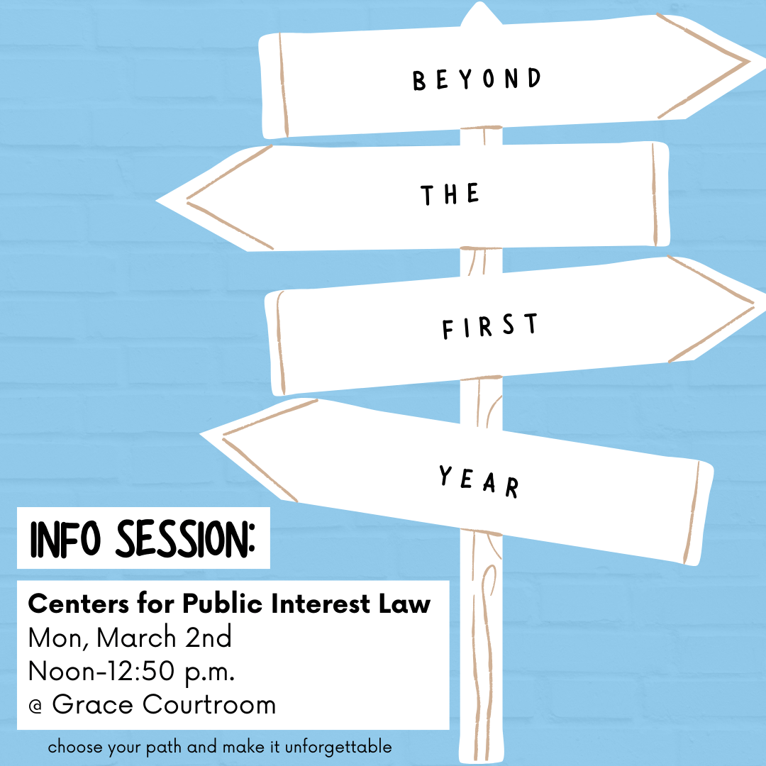 BTFY: Centers for Public Interest Law