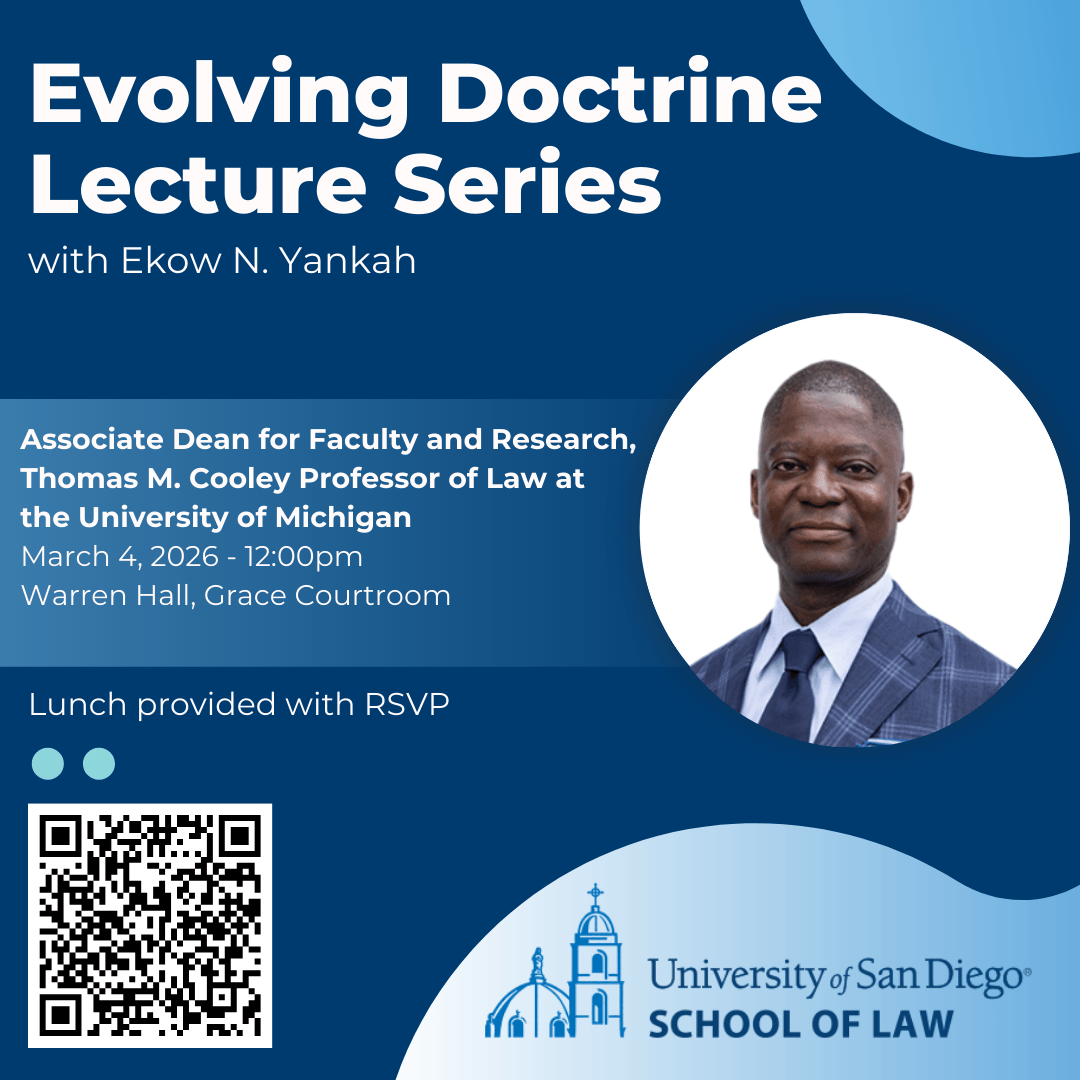 Evolving Doctrine Lecture Series: Ekow N. Yankah
