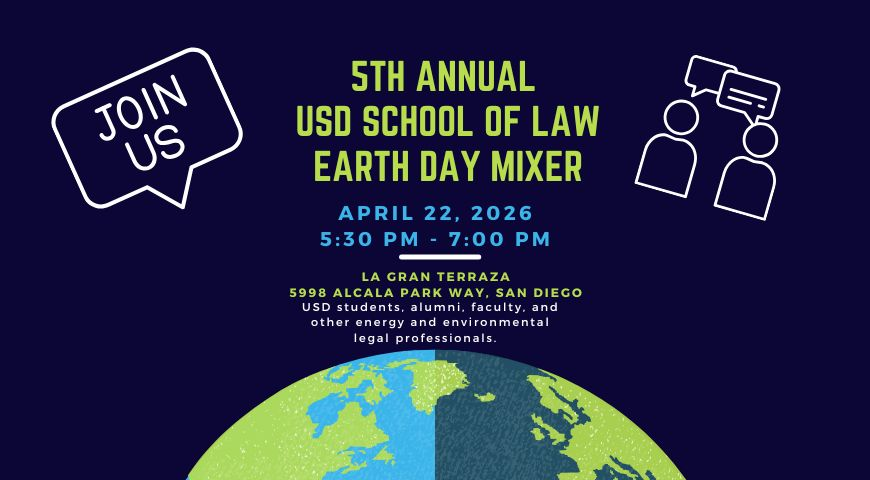 5th Annual USD School of Law Earth Day Mixer