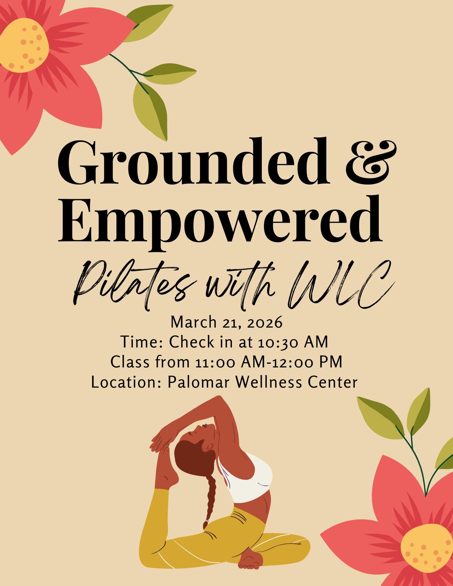 Grounded & Empowered: Pilates with WLC
