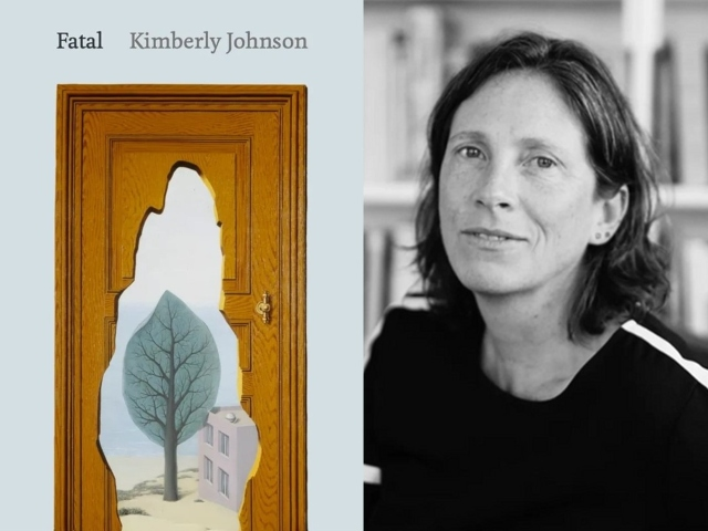 Book image of Kimberly Johnson's "Fatal" and author headshot