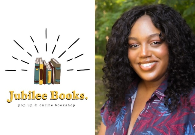 Jubilee Books. Pop up & online bookshop. Photo of Chelsea McLin.
