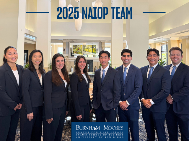 Image is of the 2025 NAIOP team