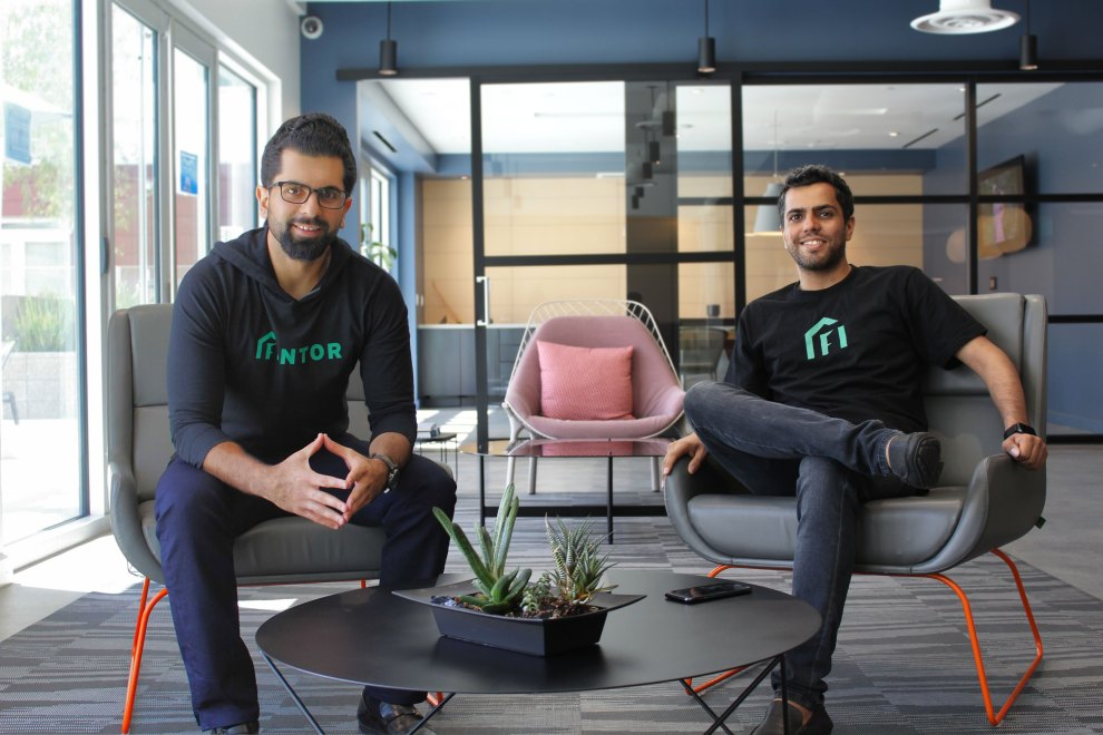 Left to right: Fintor co-founders Farshad Yousefi and Masoud Jalali / Fintor