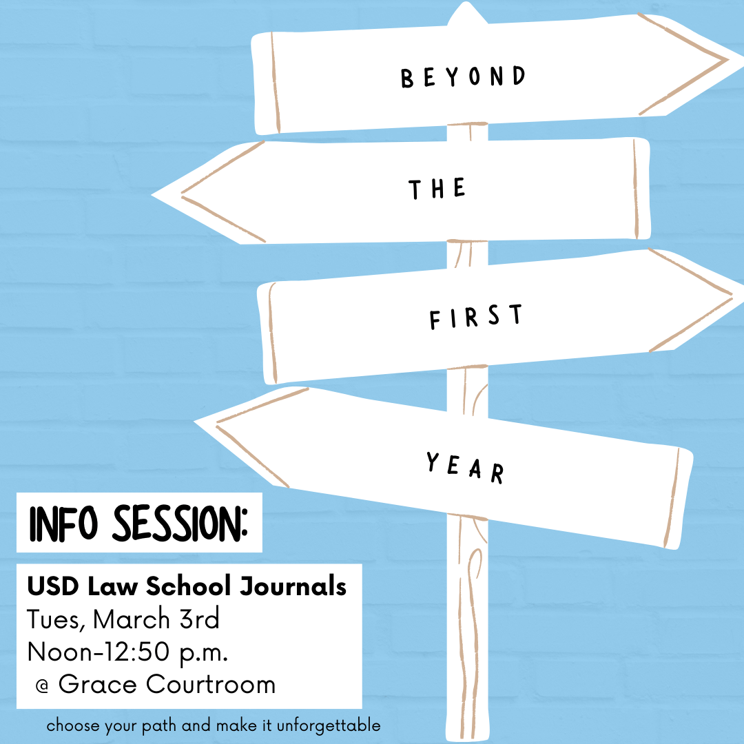  BTFY: USD Law School Journals