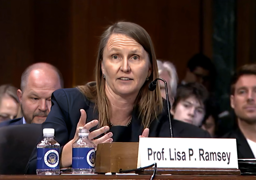 Lisa Casey Ramsay Professor Lisa P. Ramsey Testifies Before U.S. Senate Subcommittee on ...